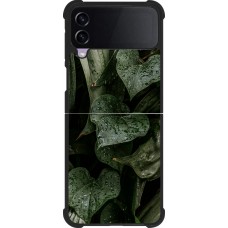 Samsung Galaxy Z Flip4 Case Hülle - Silikon schwarz Spring 23 fresh plants