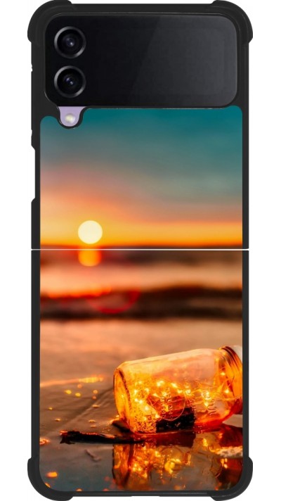 Coque Samsung Galaxy Z Flip4 - Silicone rigide noir Summer 2021 16