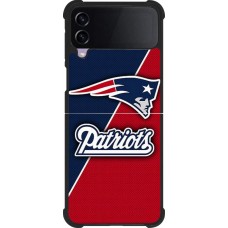 Samsung Galaxy Z Flip4 Case Hülle - Silikon schwarz Super Bowl 26 Patriots 1