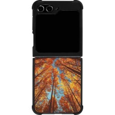 Coque Samsung Galaxy Z Flip5 - Silicone rigide noir Autumn 25 Trees