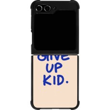 Samsung Galaxy Z Flip5 Case Hülle - Silikon schwarz Dont give up kid 2026