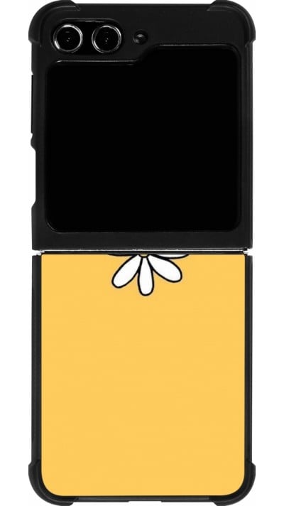 Samsung Galaxy Z Flip5 Case Hülle - Silikon schwarz Easter 2023 daisy