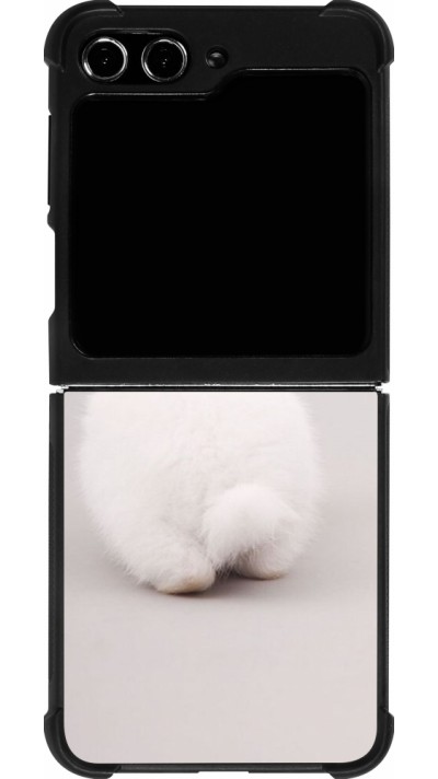 Samsung Galaxy Z Flip5 Case Hülle - Silikon schwarz Easter 2024 bunny butt