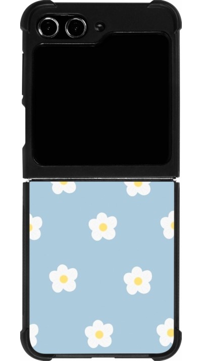 Coque Samsung Galaxy Z Flip5 - Silicone rigide noir Easter 2024 daisy flower