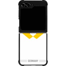 Samsung Galaxy Z Flip5 Case Hülle - Silikon schwarz Deutschland 2026 personalisierbares Fussballtrikot