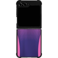 Samsung Galaxy Z Flip5 Case Hülle - Silikon schwarz Deutschland Away personalisierbares Fussballtrikot