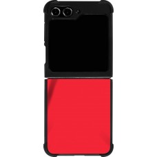 Coque Samsung Galaxy Z Flip5 - Silicone rigide noir Maillot de football Corée du Sud 2022 personnalisable