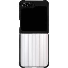 Coque Samsung Galaxy Z Flip5 - Silicone rigide noir Maillot de football France Extérieur personnalisable