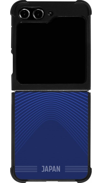 Samsung Galaxy Z Flip5 Case Hülle - Silikon schwarz Japan 2026 personalisierbares Fussballtrikot