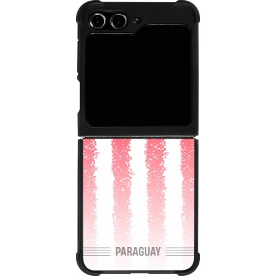 Samsung Galaxy Z Flip5 Case Hülle - Silikon schwarz Paraguay 2026 personalisierbares Fussballtrikot