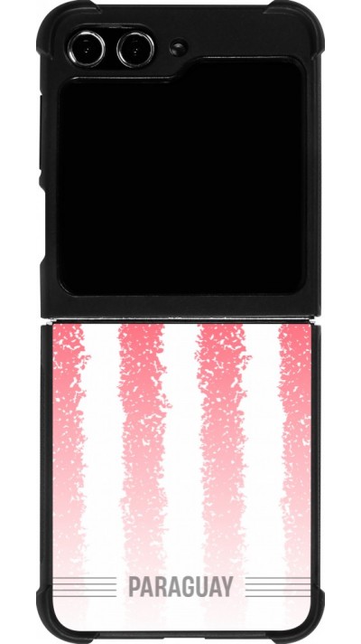 Samsung Galaxy Z Flip5 Case Hülle - Silikon schwarz Paraguay 2026 personalisierbares Fussballtrikot