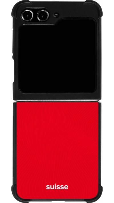 Samsung Galaxy Z Flip5 Case Hülle - Silikon schwarz Schweiz 2026 personalisierbares Fussballtrikot