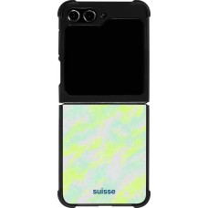 Samsung Galaxy Z Flip5 Case Hülle - Silikon schwarz Schweiz Away 2026 personalisierbares Fussballtrikot