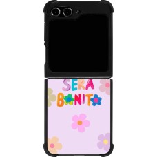Coque Samsung Galaxy Z Flip5 - Silicone rigide noir Karol G Manana sera bonito