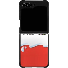Coque Samsung Galaxy Z Flip5 - Silicone rigide noir Kinder Surprise