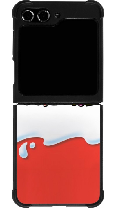 Samsung Galaxy Z Flip5 Case Hülle - Silikon schwarz Kinder Surprise