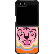 Samsung Galaxy Z Flip5 Case Hülle - Silikon schwarz Lion colors 2026