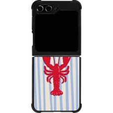 Samsung Galaxy Z Flip5 Case Hülle - Silikon schwarz Red lobster 2026