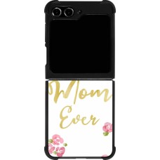 Coque Samsung Galaxy Z Flip5 - Silicone rigide noir Mom 2024 best Mom ever