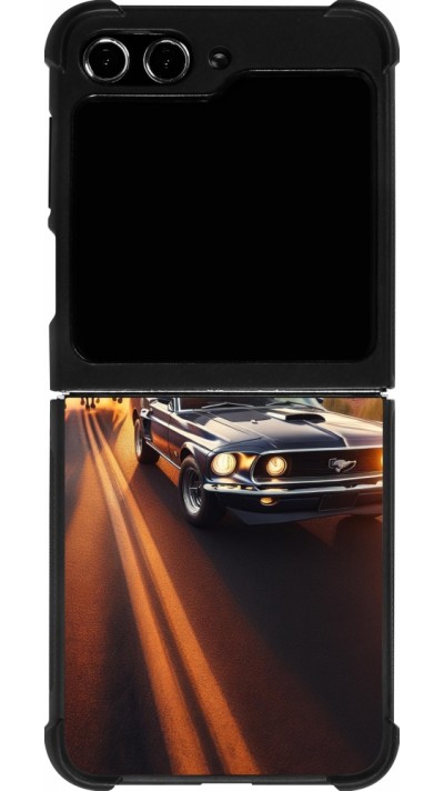 Samsung Galaxy Z Flip5 Case Hülle - Silikon schwarz Mustang 69 Grand Canyon