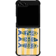 Samsung Galaxy Z Flip5 Case Hülle - Silikon schwarz Portuguese fish 2026