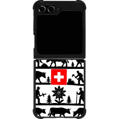 Samsung Galaxy Z Flip5 Case Hülle - Silikon schwarz Poya Schweiz 1