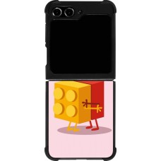 Coque Samsung Galaxy Z Flip5 - Silicone rigide noir Saint Valentines Day 26 Puzzle