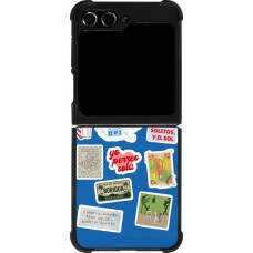 Coque Samsung Galaxy Z Flip5 - Silicone rigide noir Seals of the Dominican Republic DTMF