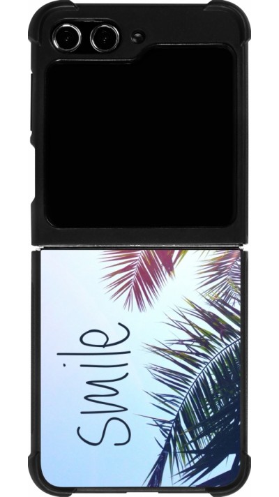 Samsung Galaxy Z Flip5 Case Hülle - Silikon schwarz Smile 05