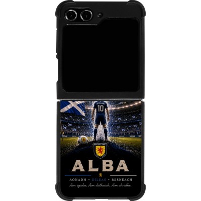 Samsung Galaxy Z Flip5 Case Hülle - Silikon schwarz Fussball Schottland splash 2026