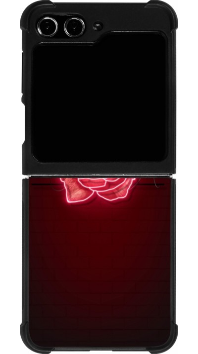 Samsung Galaxy Z Flip5 Case Hülle - Silikon schwarz Spring 23 neon rose