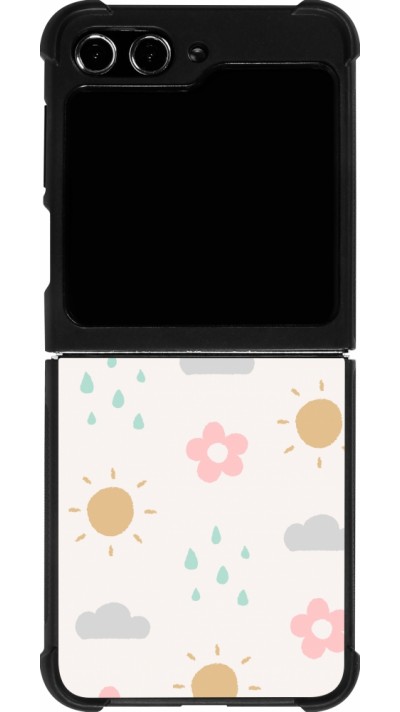 Samsung Galaxy Z Flip5 Case Hülle - Silikon schwarz Spring 23 weather