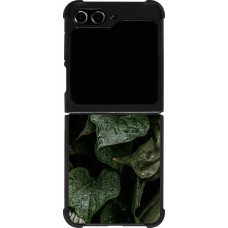 Coque Samsung Galaxy Z Flip5 - Silicone rigide noir Spring 23 fresh plants