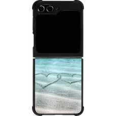 Coque Samsung Galaxy Z Flip5 - Silicone rigide noir Summer 18 19