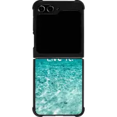 Coque Samsung Galaxy Z Flip5 - Silicone rigide noir Summer 18 24