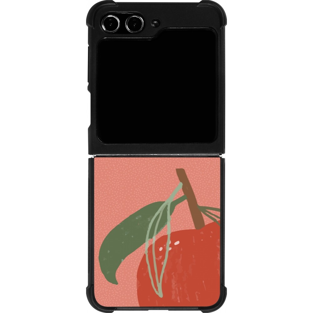 Coque Samsung Galaxy Z Flip5 - Silicone rigide noir Summer 2025 Hello summer