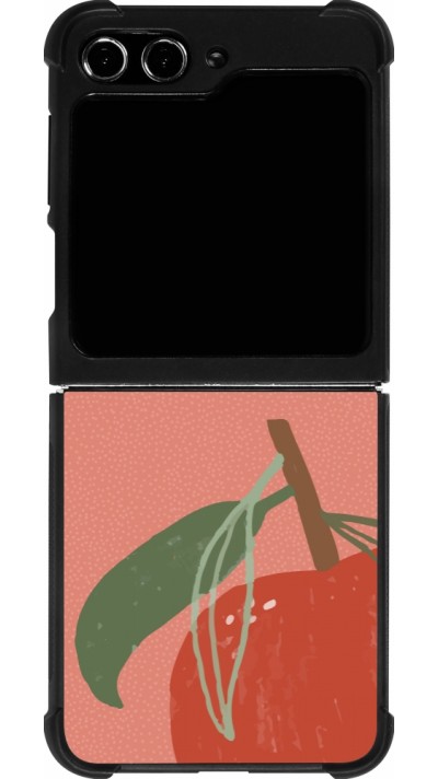 Coque Samsung Galaxy Z Flip5 - Silicone rigide noir Summer 2025 Hello summer