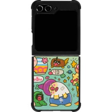 Samsung Galaxy Z Flip5 Case Hülle - Silikon schwarz Thats beacause of