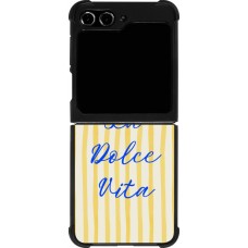 Samsung Galaxy Z Flip5 Case Hülle - Silikon schwarz The good life 2026