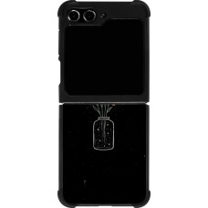 Samsung Galaxy Z Flip5 Case Hülle - Silikon schwarz Vase black