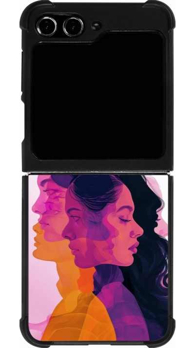 Samsung Galaxy Z Flip5 Case Hülle - Silikon schwarz Womens day 2026 10