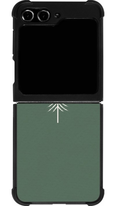 Samsung Galaxy Z Flip5 Case Hülle - Silikon schwarz Christmas 22 minimalist tree