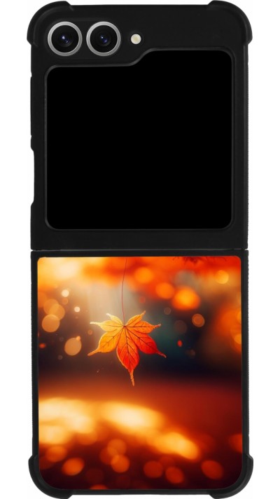 Samsung Galaxy Z Flip6 Case Hülle - Silikon schwarz Herbst Magisch Orange