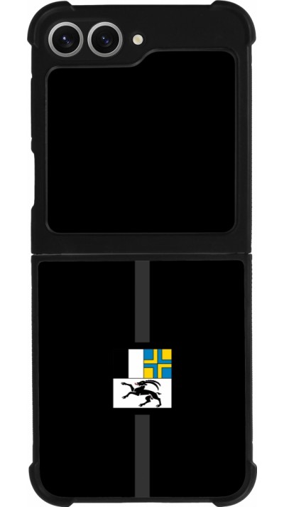 Samsung Galaxy Z Flip6 Case Hülle - Silikon schwarz Kanton GR schwarz