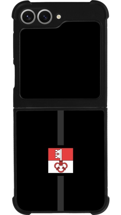 Samsung Galaxy Z Flip6 Case Hülle - Silikon schwarz Kanton OW schwarz