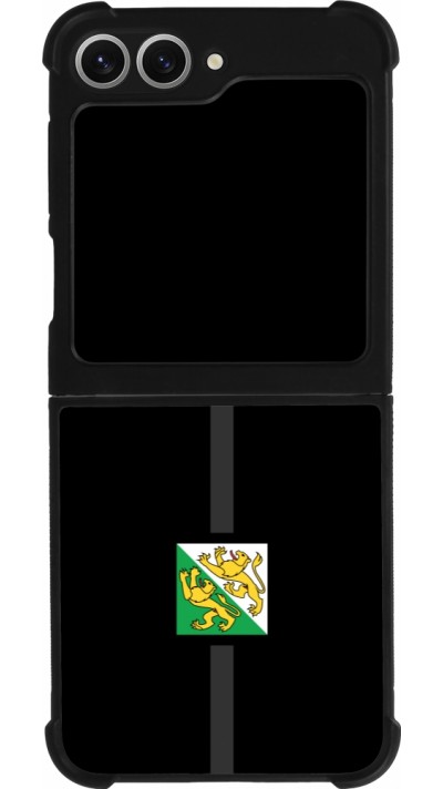 Samsung Galaxy Z Flip6 Case Hülle - Silikon schwarz Kanton TG schwarz