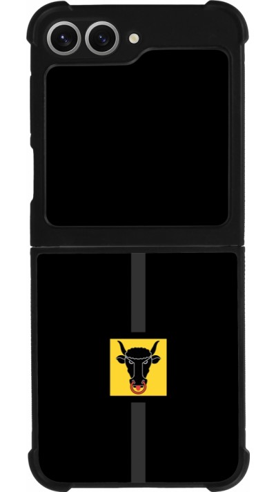 Samsung Galaxy Z Flip6 Case Hülle - Silikon schwarz Kanton UR schwarz