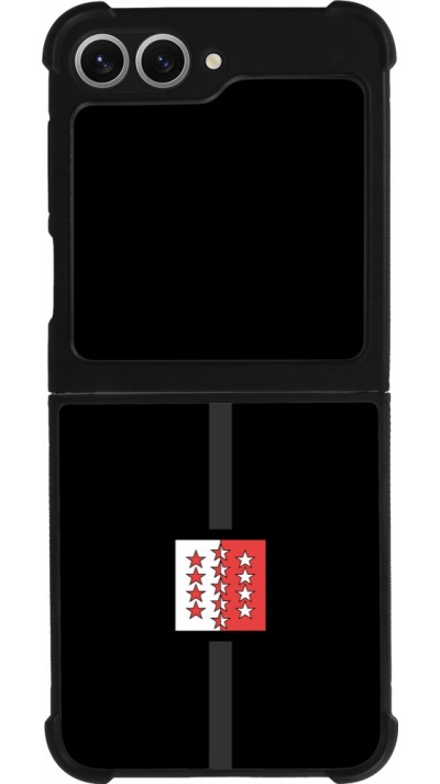 Samsung Galaxy Z Flip6 Case Hülle - Silikon schwarz Kanton VS schwarz