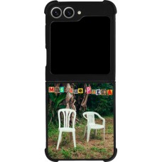 Coque Samsung Galaxy Z Flip6 - Silicone rigide noir Chairs DTMF
