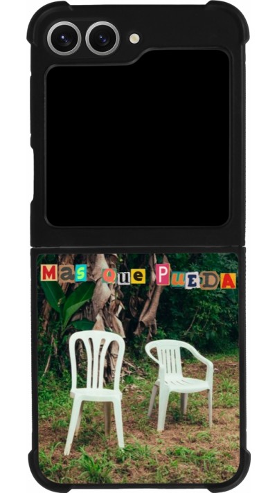 Coque Samsung Galaxy Z Flip6 - Silicone rigide noir Chairs DTMF